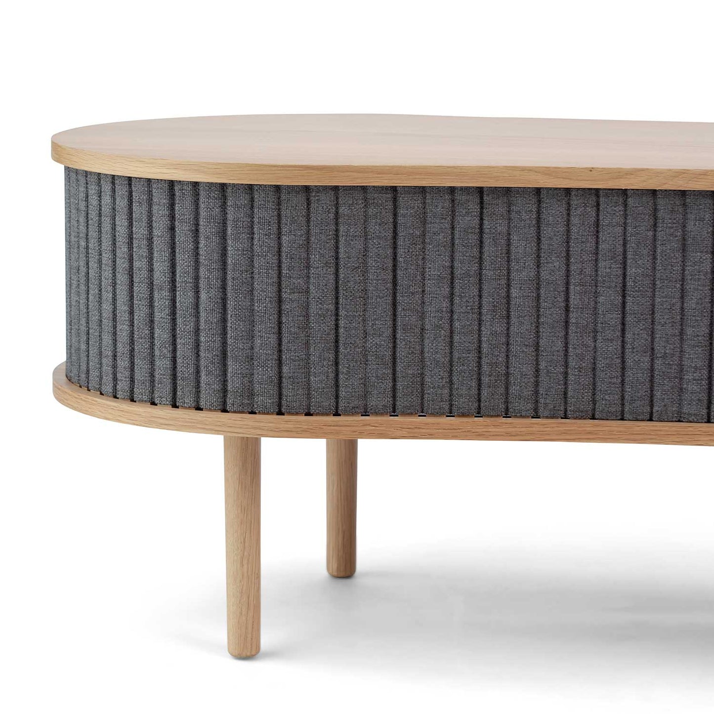 Audacious TV Bench - Oak Finish