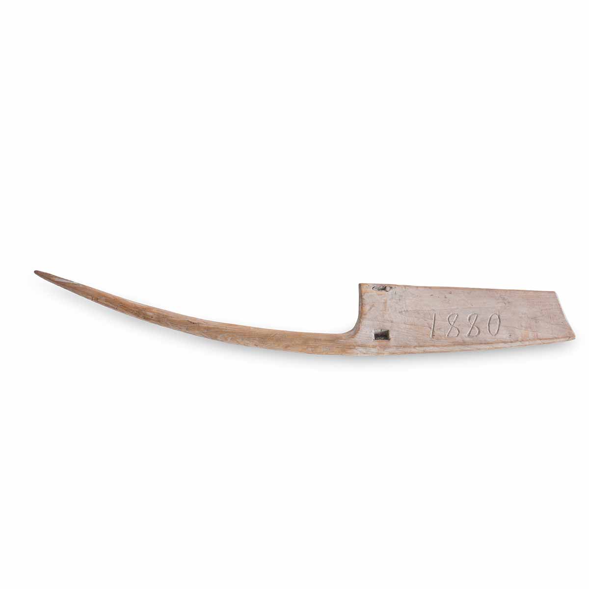 19th c. Wooden Swedish Fish Needle Eleish Van Breems Home