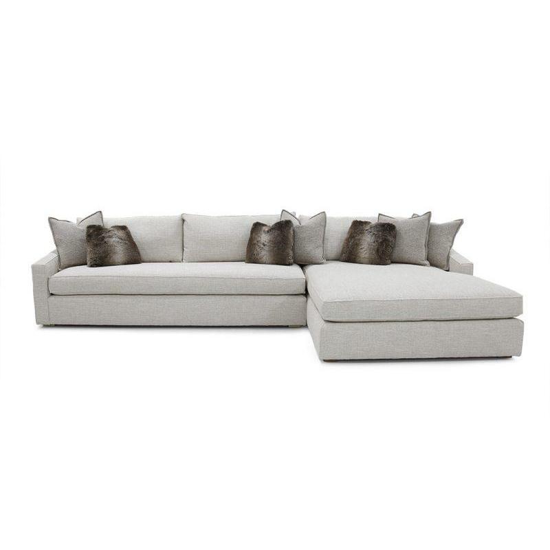 Duke 2 Piece Sectional LAF Sofa with RAF Chaise