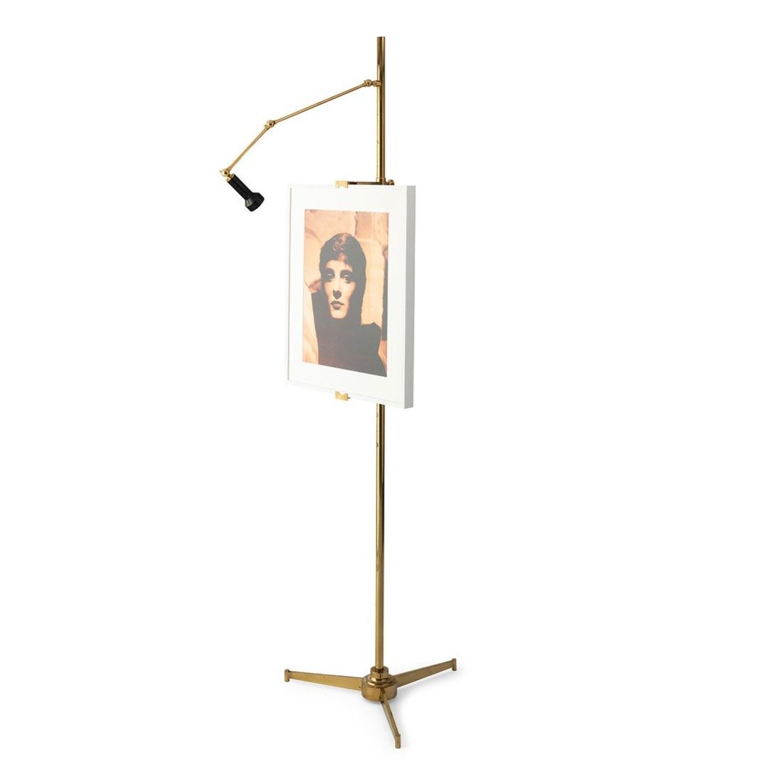 Arredoluce Brass, Adjustable Easel Lamp Eleish Van Breems Home