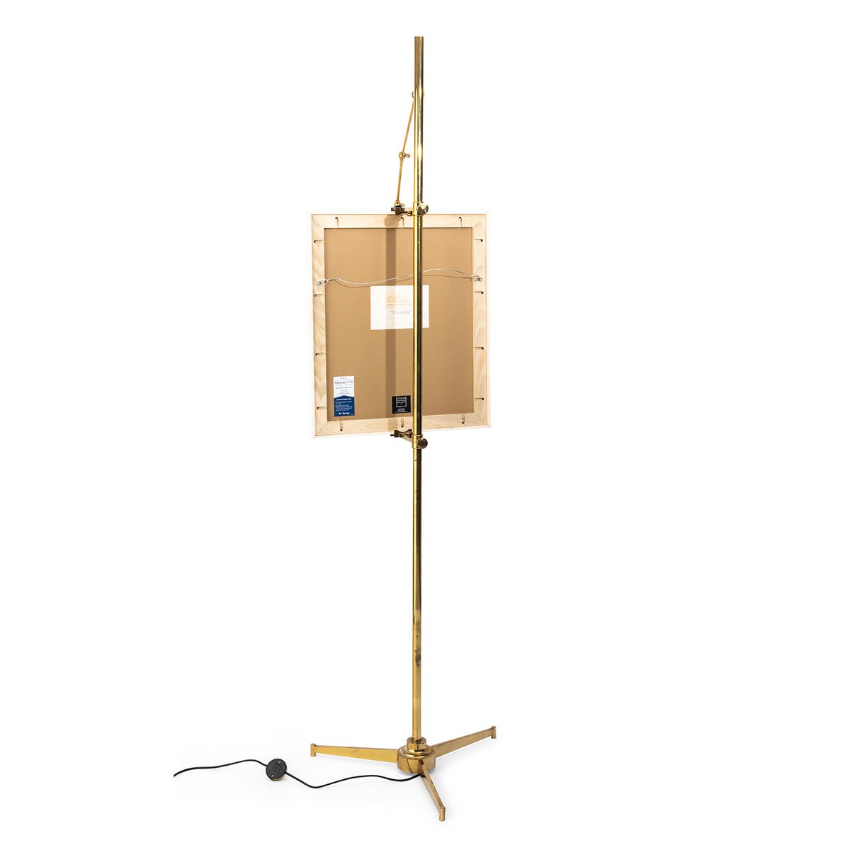 Arredoluce Brass, Adjustable Easel Lamp Eleish Van Breems Home