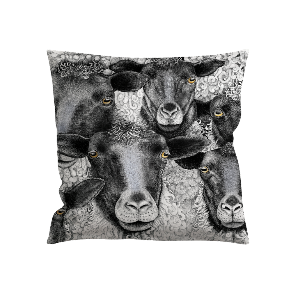 Charlotte Nicolin Printed Pillow 15" x 15" Looking At You Eleish Van Breems Home