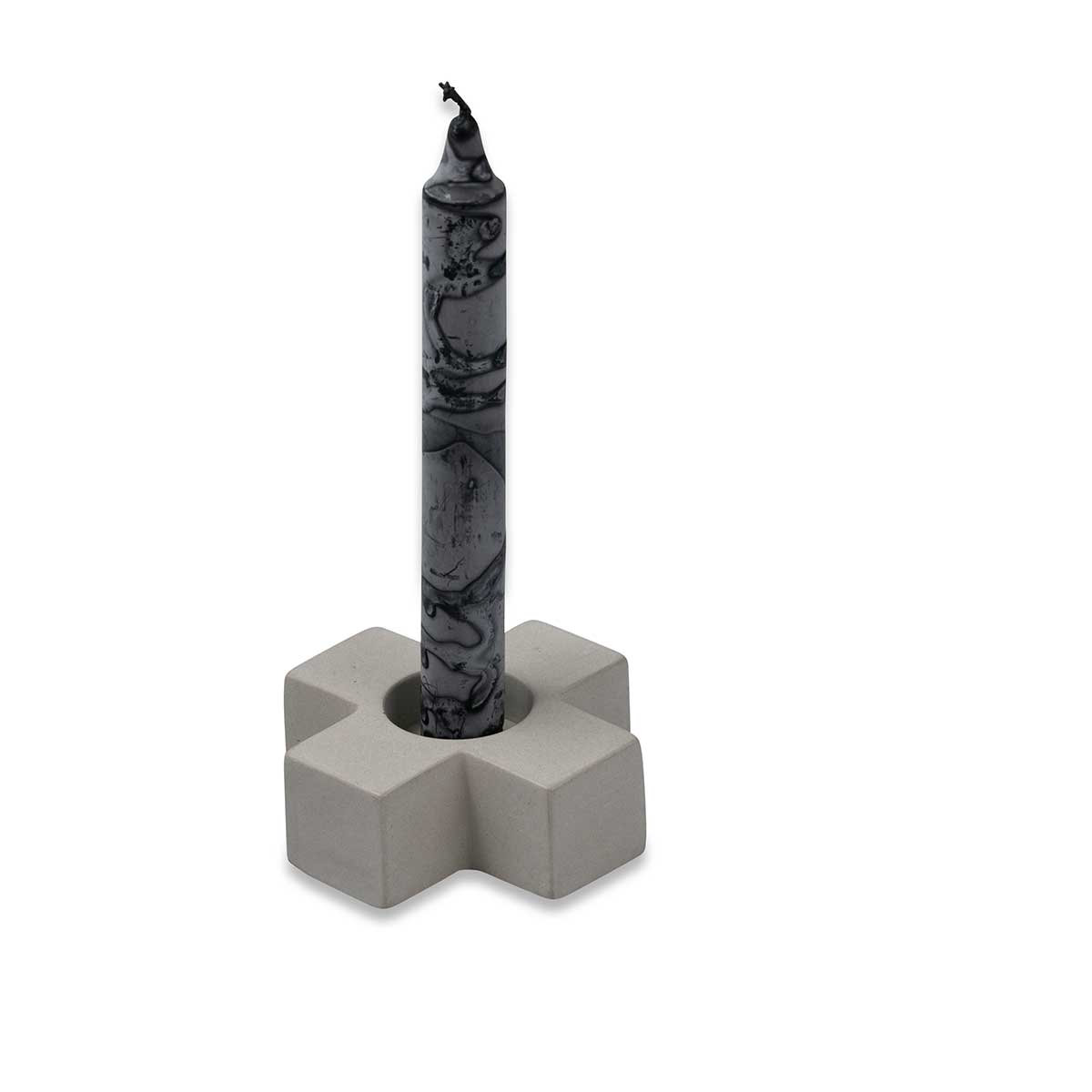 Concrete Plus Shape Candle Holder Eleish Van Breems Home
