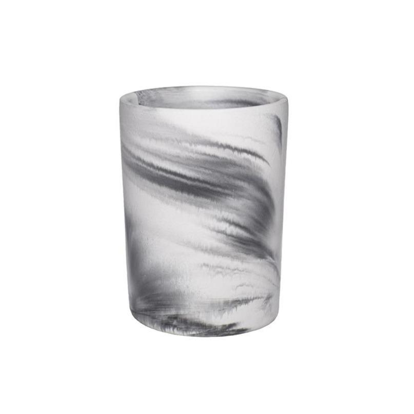 Concrete Small Vase Light Marbled Eleish Van Breems Home