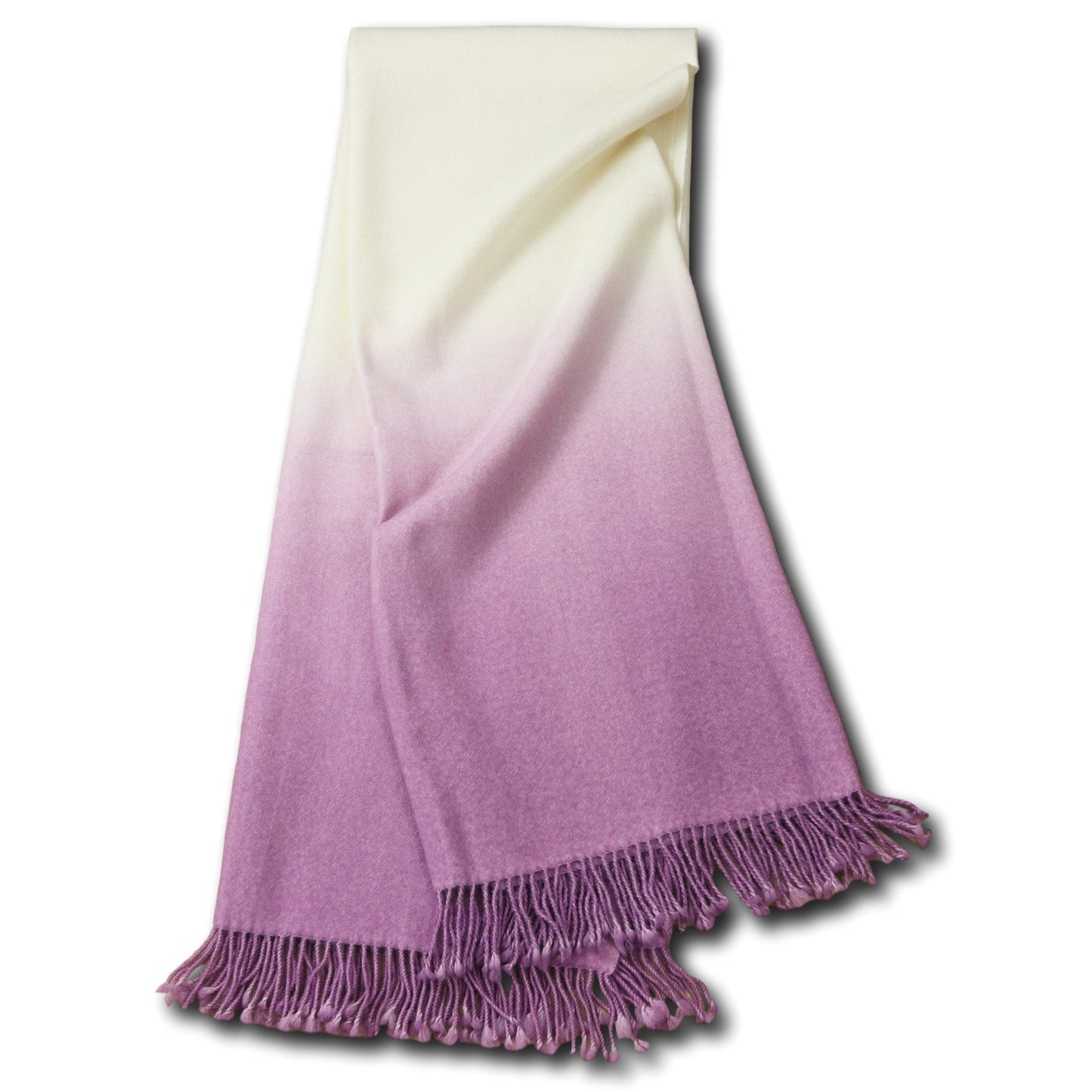 Dip-Dyed Alpaca Throw Lilac Eleish Van Breems Home