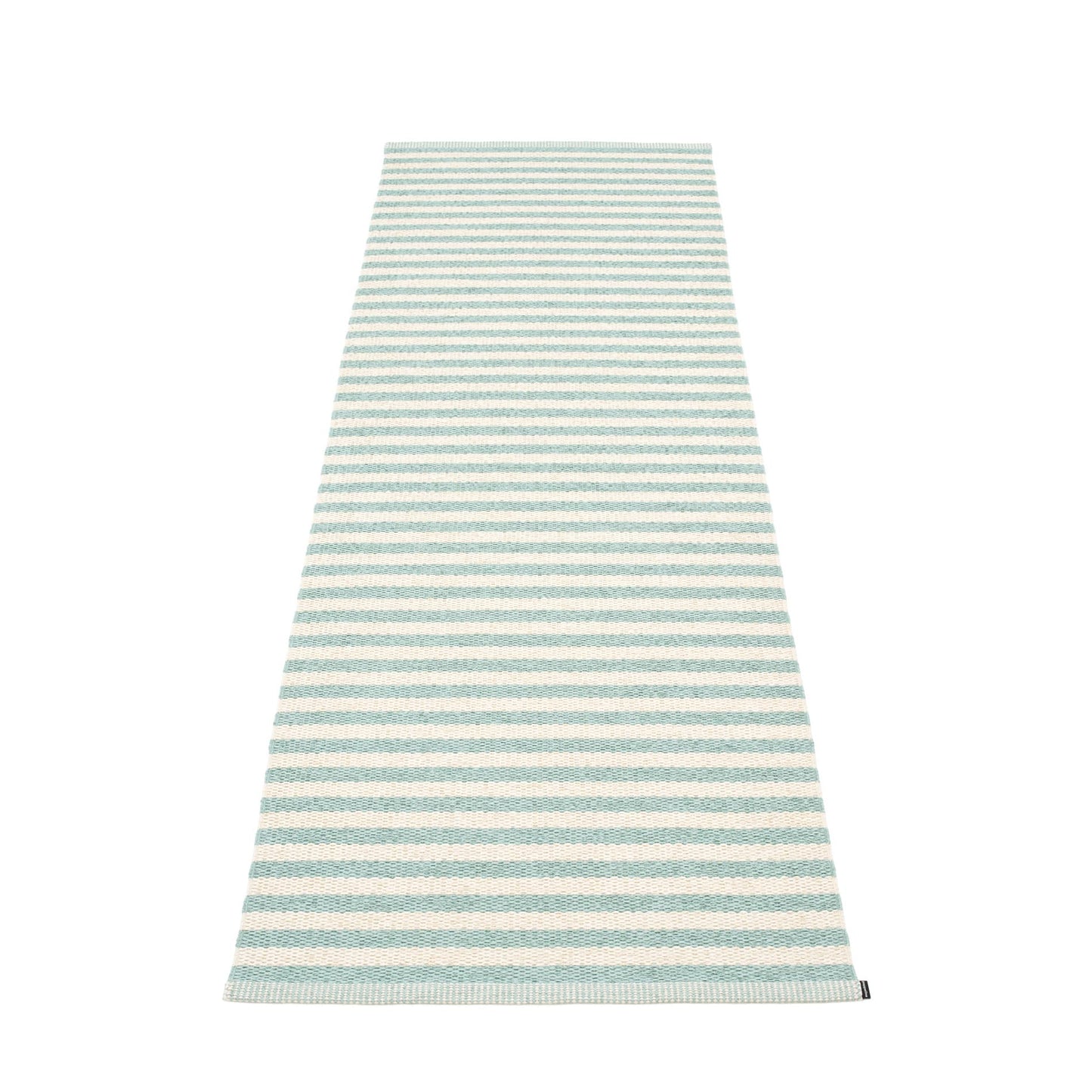 Duo Runner - 2 3/4' X 5 1/4' Pale Turquoise/Vanilla Eleish Van Breems Home