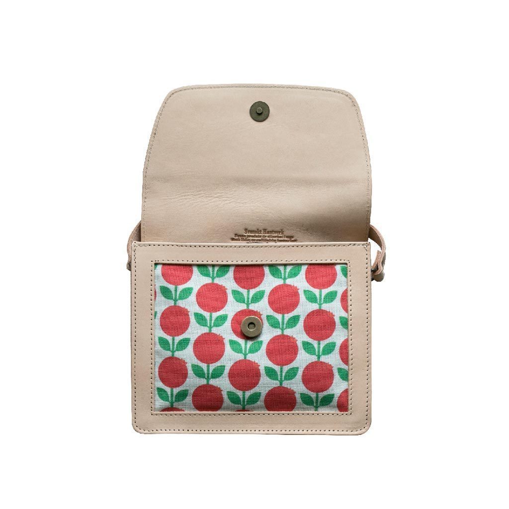 Lingonberry Leather Handbag Eleish Van Breems Home