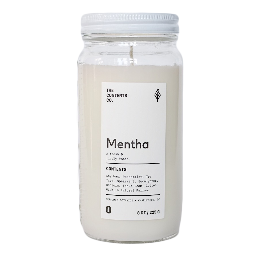 Mentha Botanical Candle 8 oz 8oz Eleish Van Breems Home