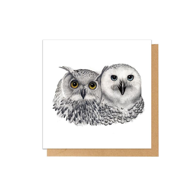Mini Folded Gift Card with Envelope Contemplation Eleish Van Breems Home