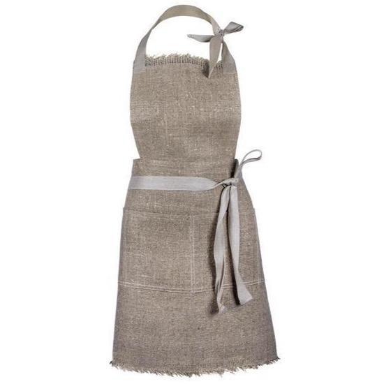 Natural Burlap Apron Eleish Van Breems Home