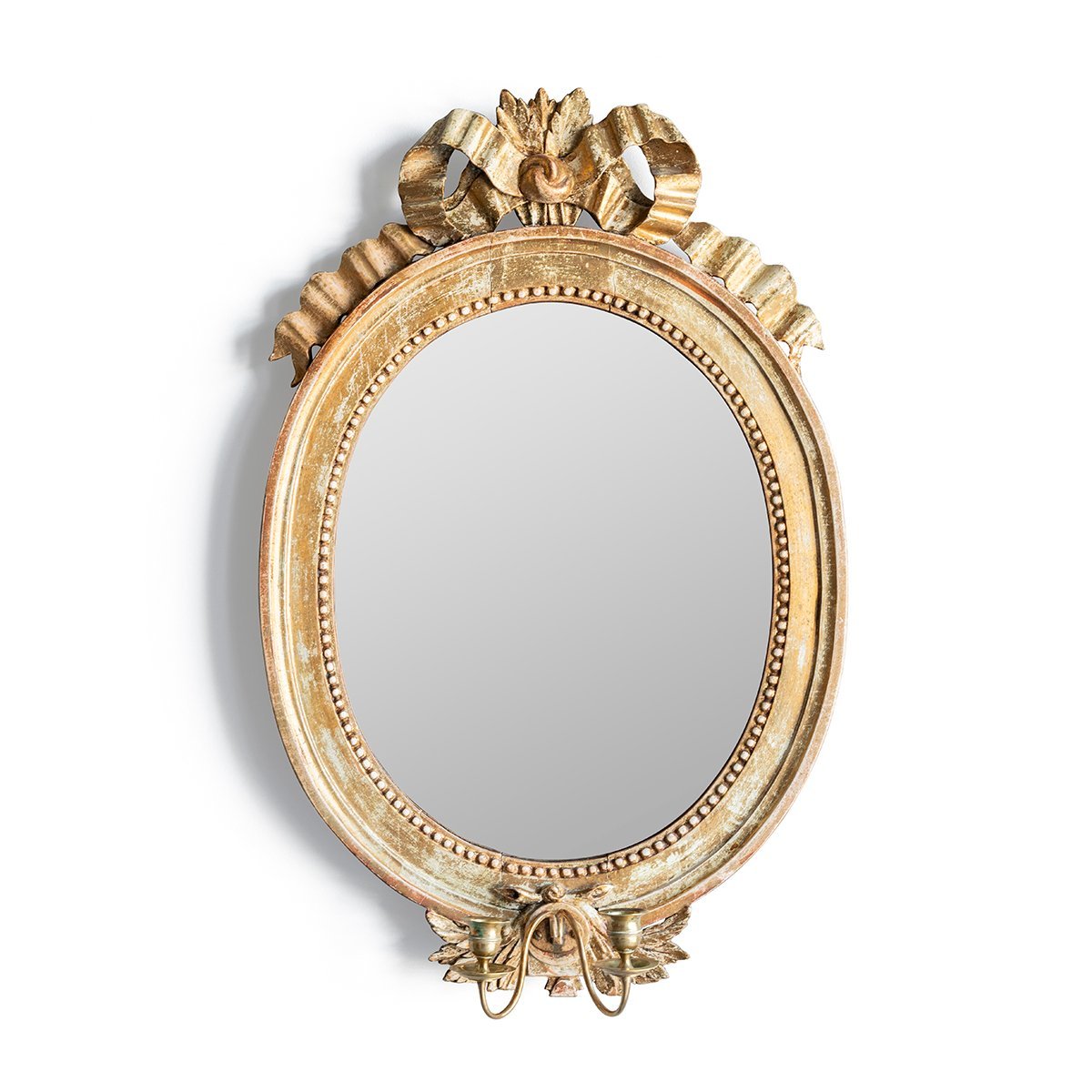 Oval Gustavian Mirror Eleish Van Breems Home