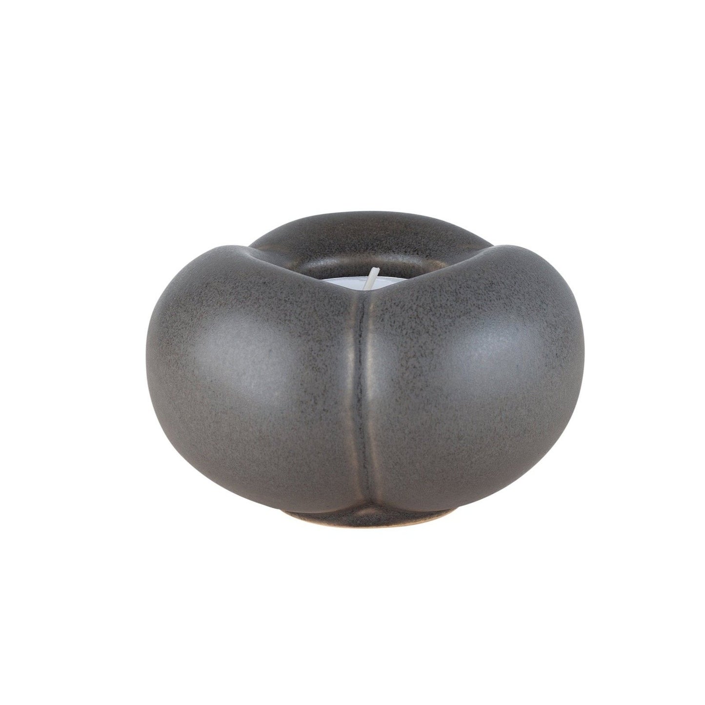 Pumpkin Clay Tealight Candle Holders Blue Clay Eleish Van Breems Home