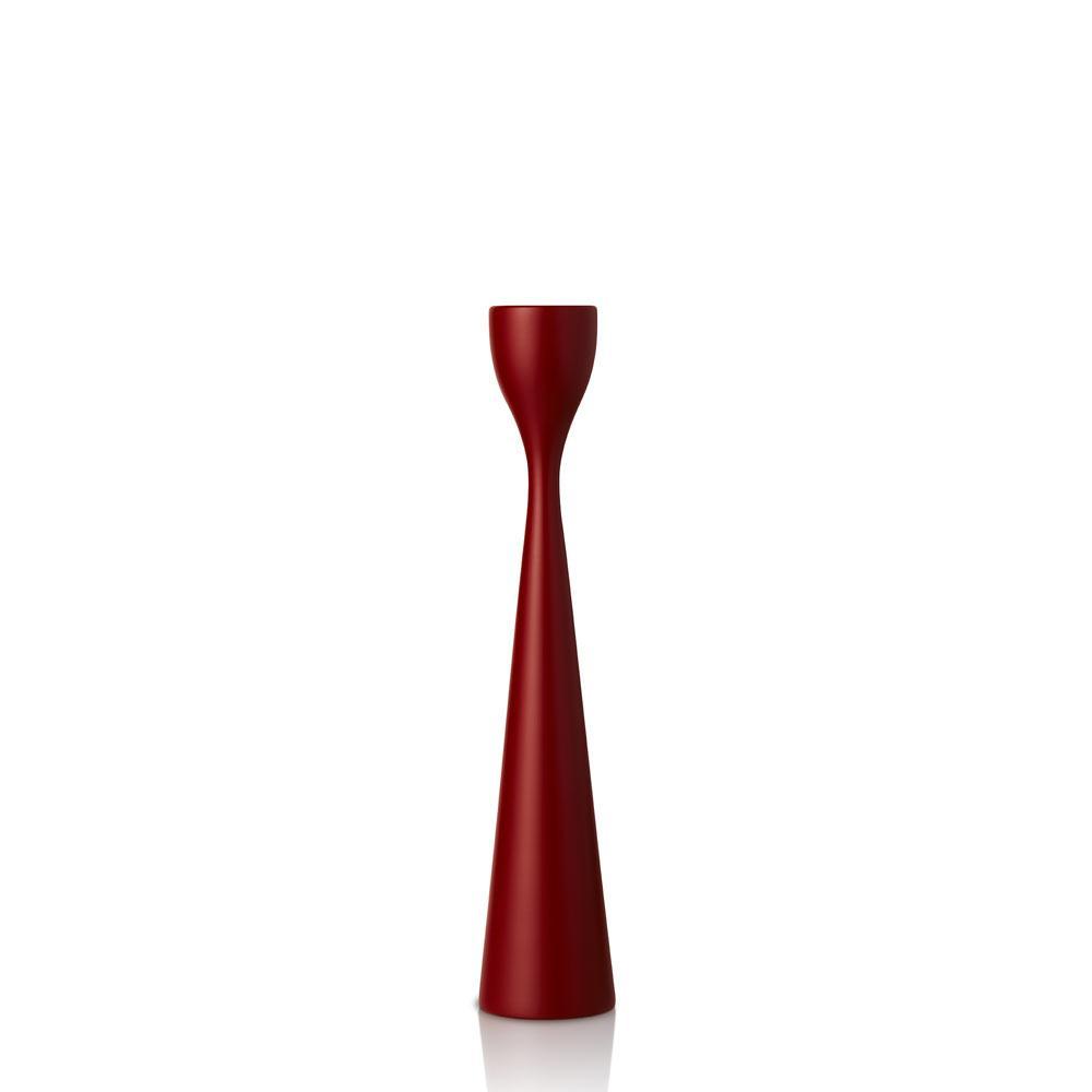 Rolf Painted Candlestick 11" Chestnut Brown Eleish Van Breems Home