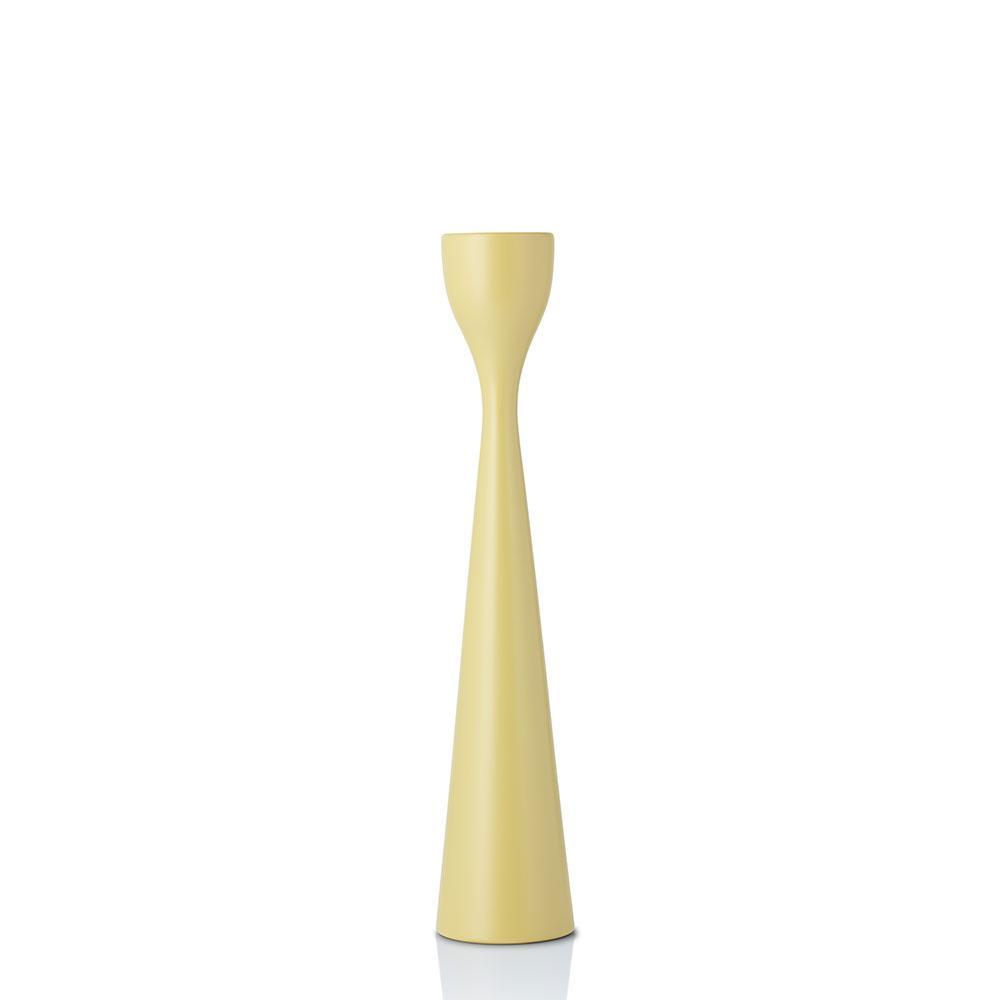 Rolf Painted Candlestick 11" Soft Olive Eleish Van Breems Home