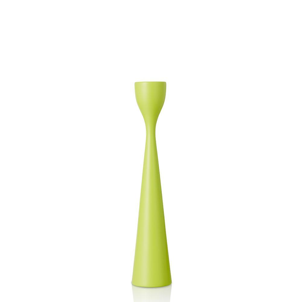 Rolf Painted Candlestick 11" Spring Green Eleish Van Breems Home
