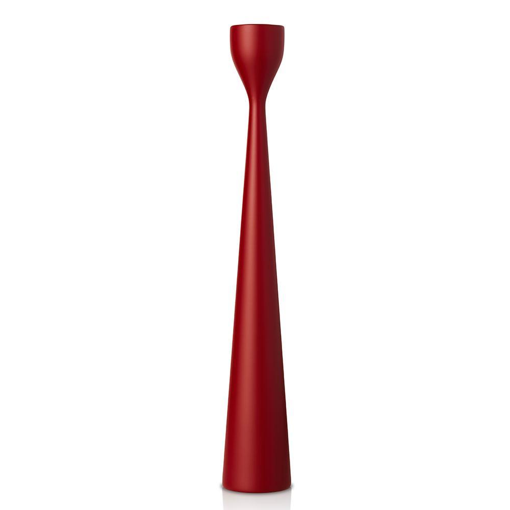 Rolf Painted Candlestick 15" Chestnut Brown Eleish Van Breems Home