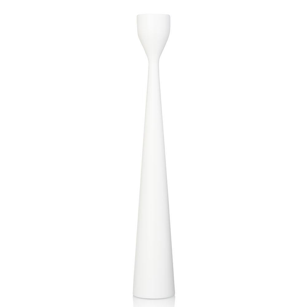 Rolf Painted Candlestick 15" White Eleish Van Breems Home