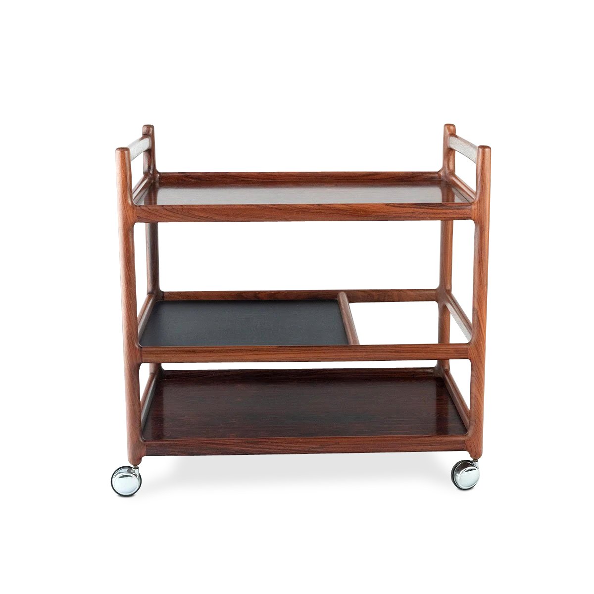 Danish Rosewood Serving Cart