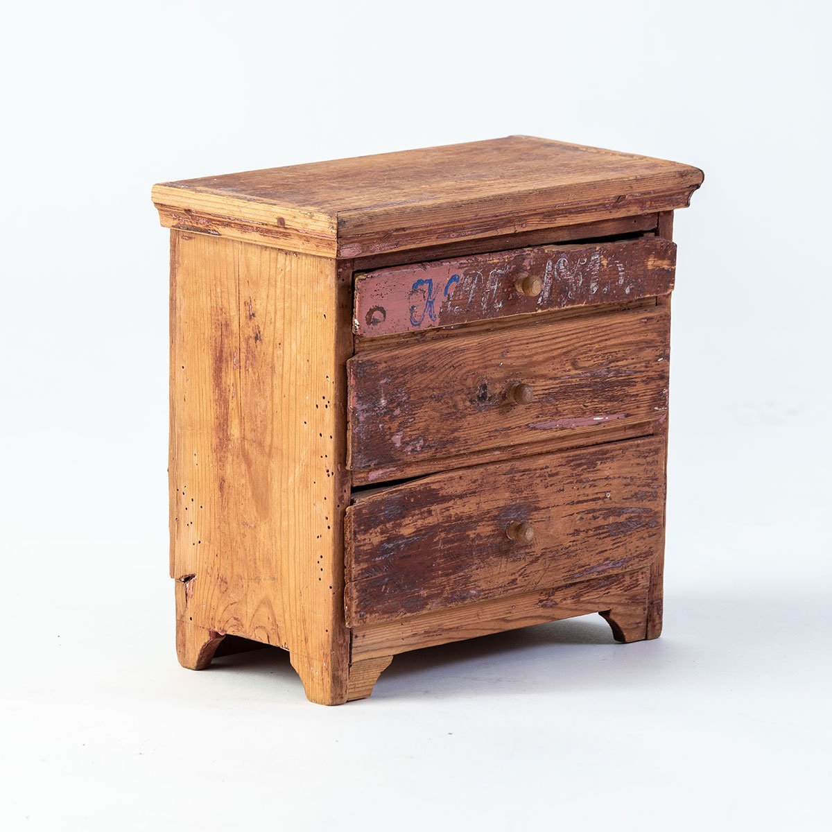 Swedish 19th c Cabinetmaker Sample Chest Eleish Van Breems Home
