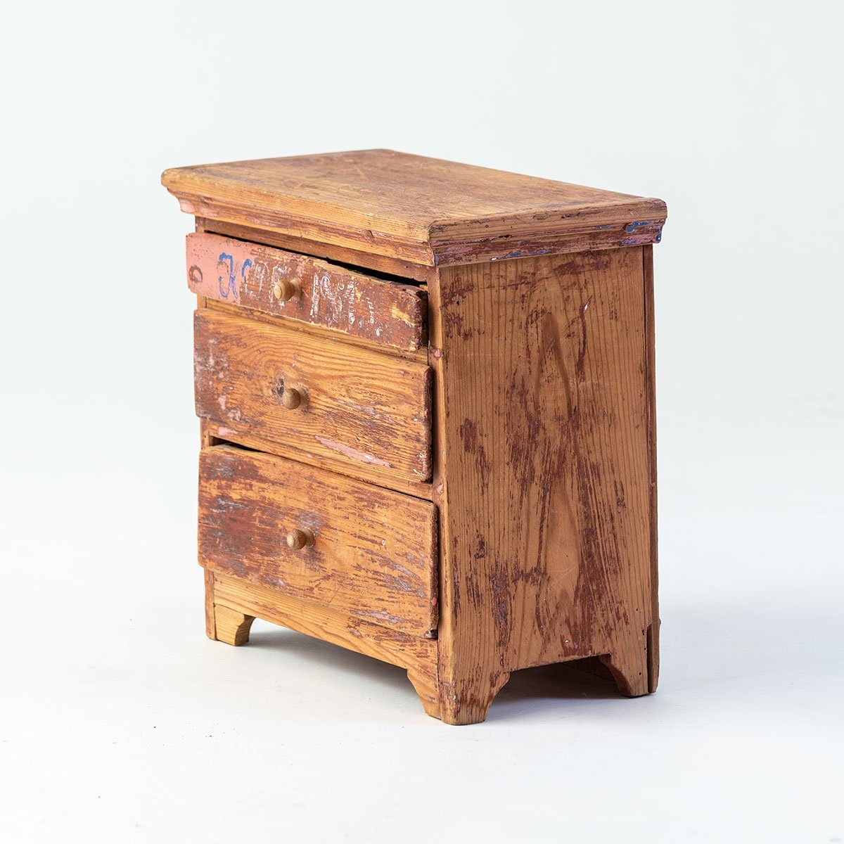 Swedish 19th c Cabinetmaker Sample Chest Eleish Van Breems Home