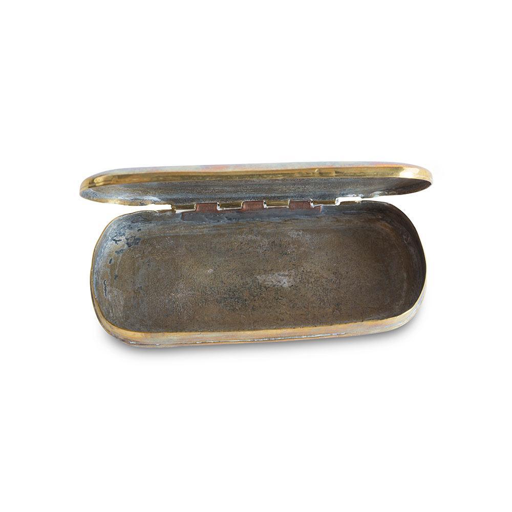 Swedish Brass Tobacco Box, 18th c. Eleish Van Breems Home