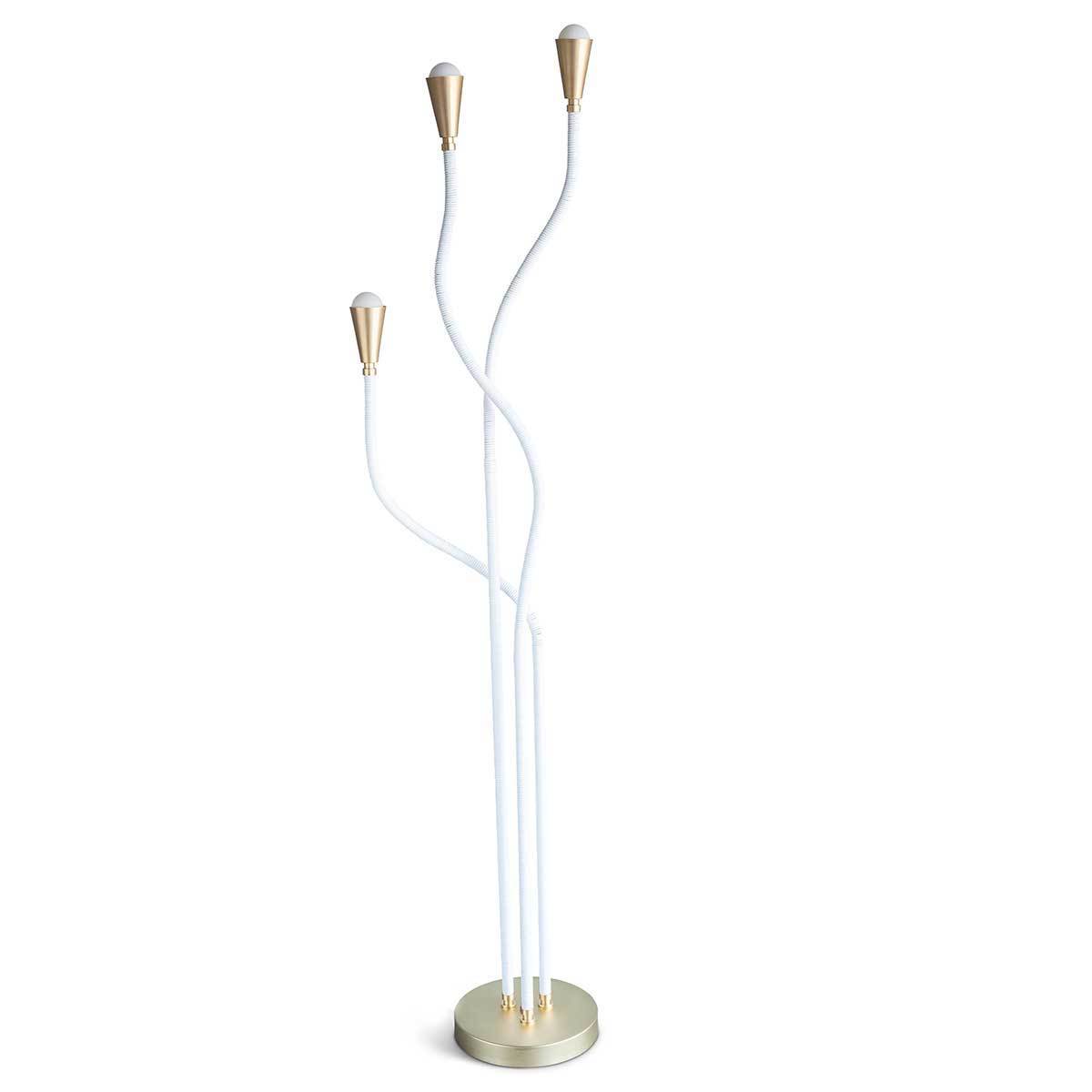 Trident Floor Lamp for Eleish Van Breems White Eleish Van Breems Home
