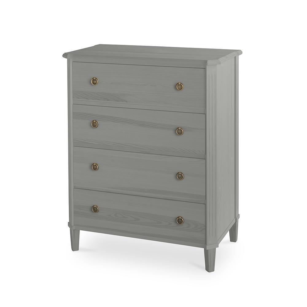 Tullgarn Tall Gustavian Four Drawer Chest Albert Park Eleish Van Breems Home