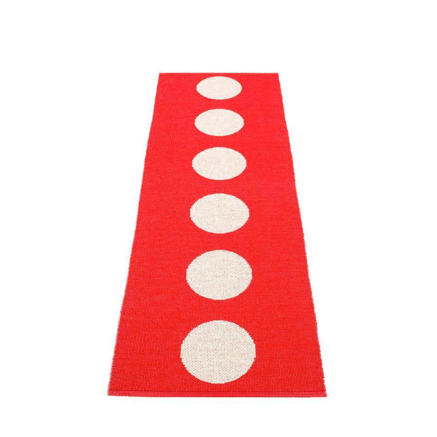 Vera Rug 2 1/4' x 7 1/2' Red/Vanilla Eleish Van Breems Home