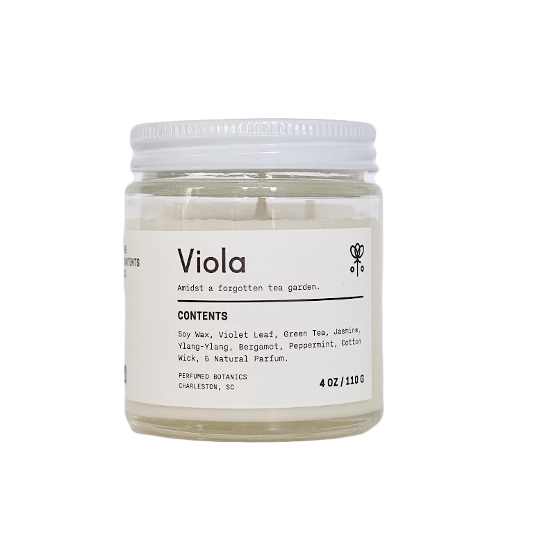 Viola Botanical Candle 4 oz 4oz Eleish Van Breems Home