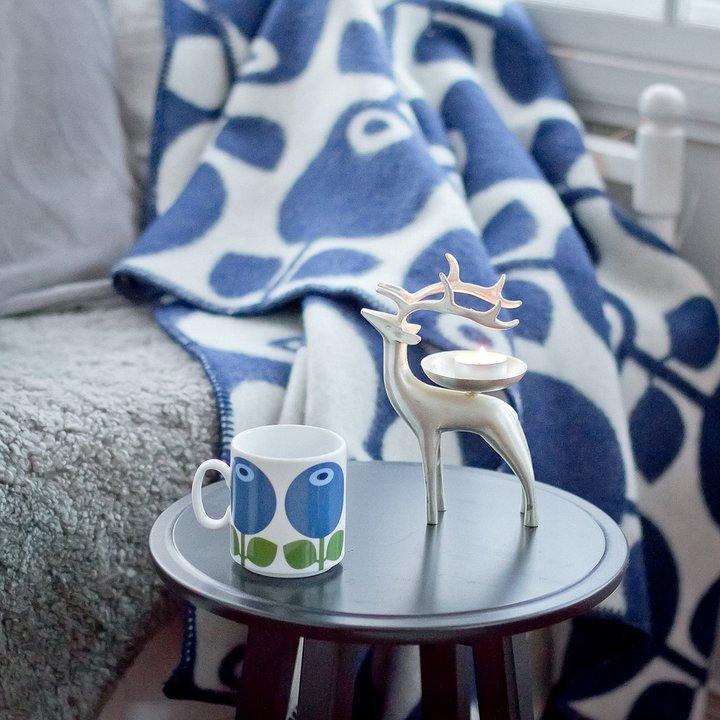 Wool Blanket Blueberry Eleish Van Breems Home