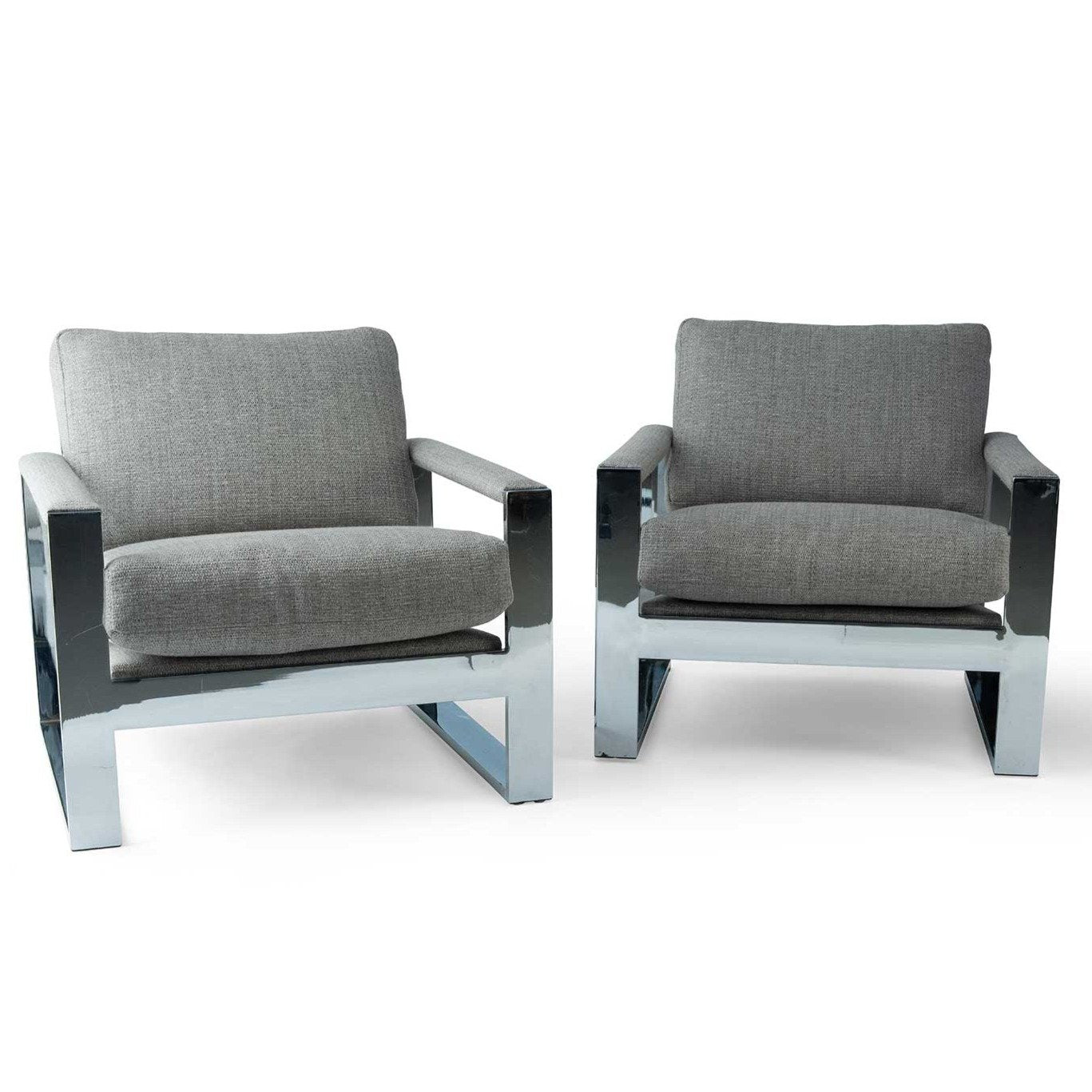 Pair of Milo Baughman Chairs