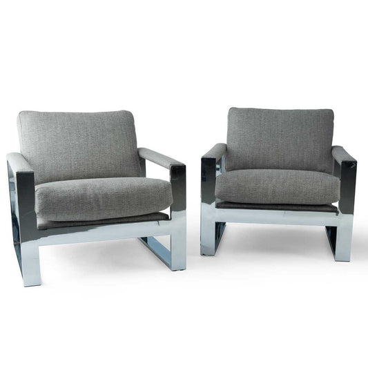 Pair of Milo Baughman Chairs