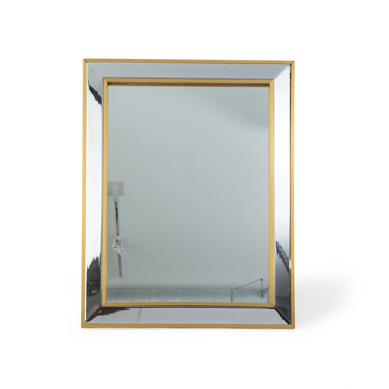 Brass and Chrome Mirror