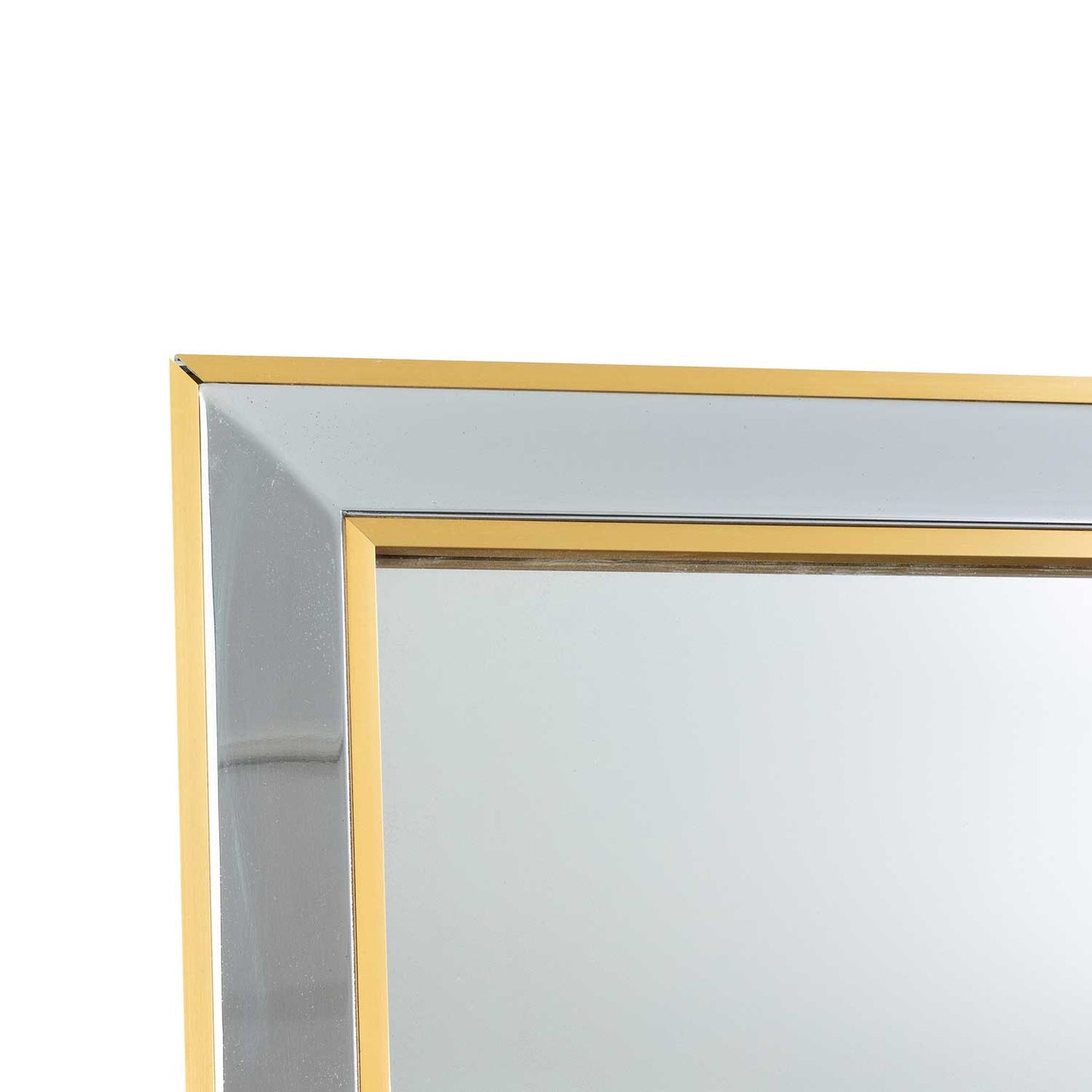 Brass and Chrome Mirror