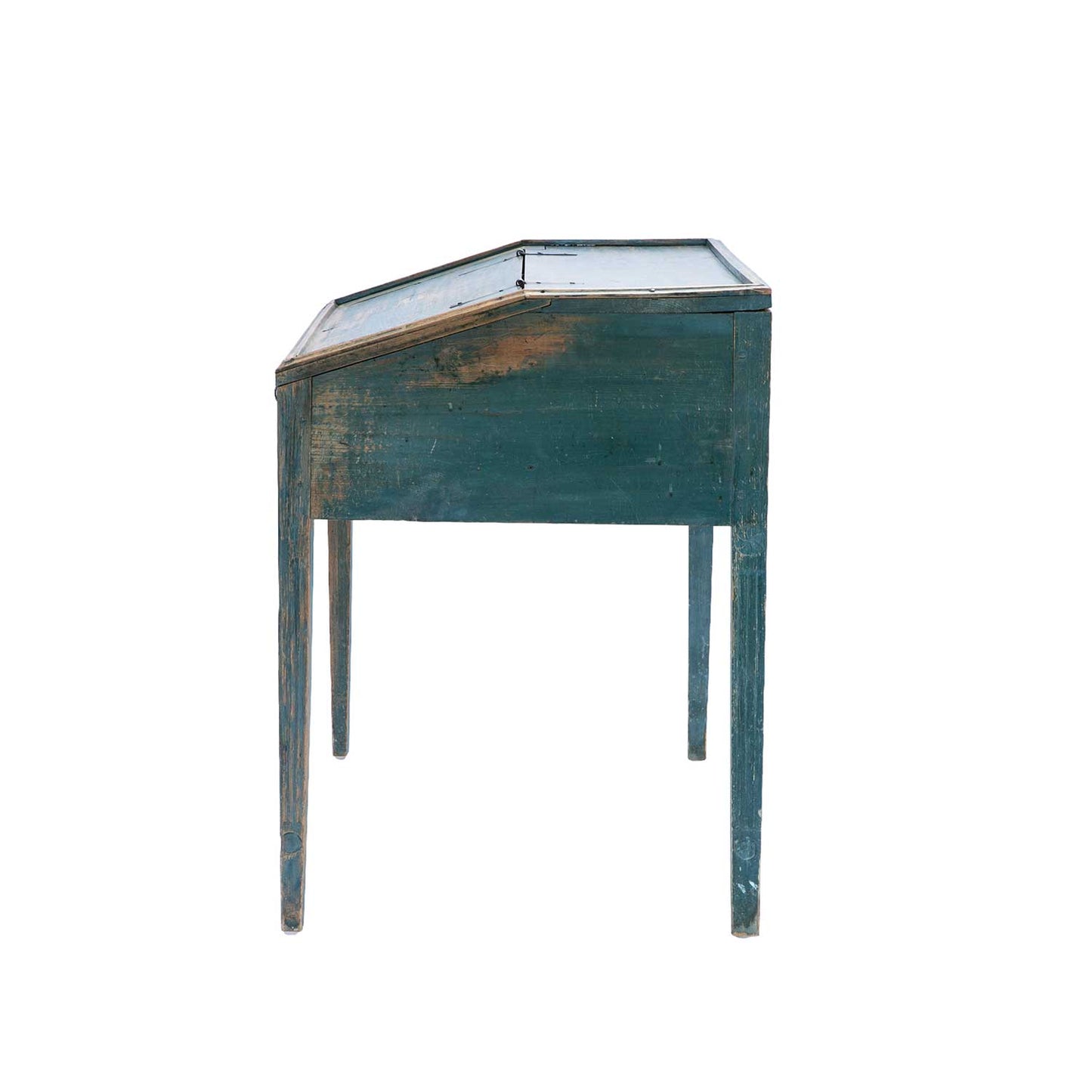 Swedish Blue Painted Writing Desk