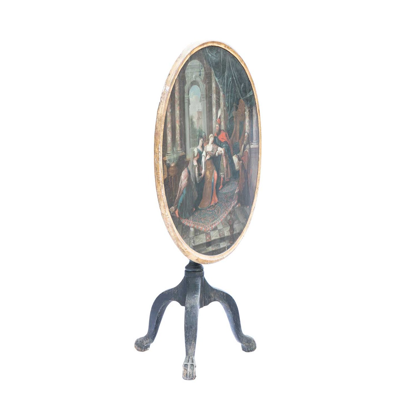 Mythological Scene Baroque Table