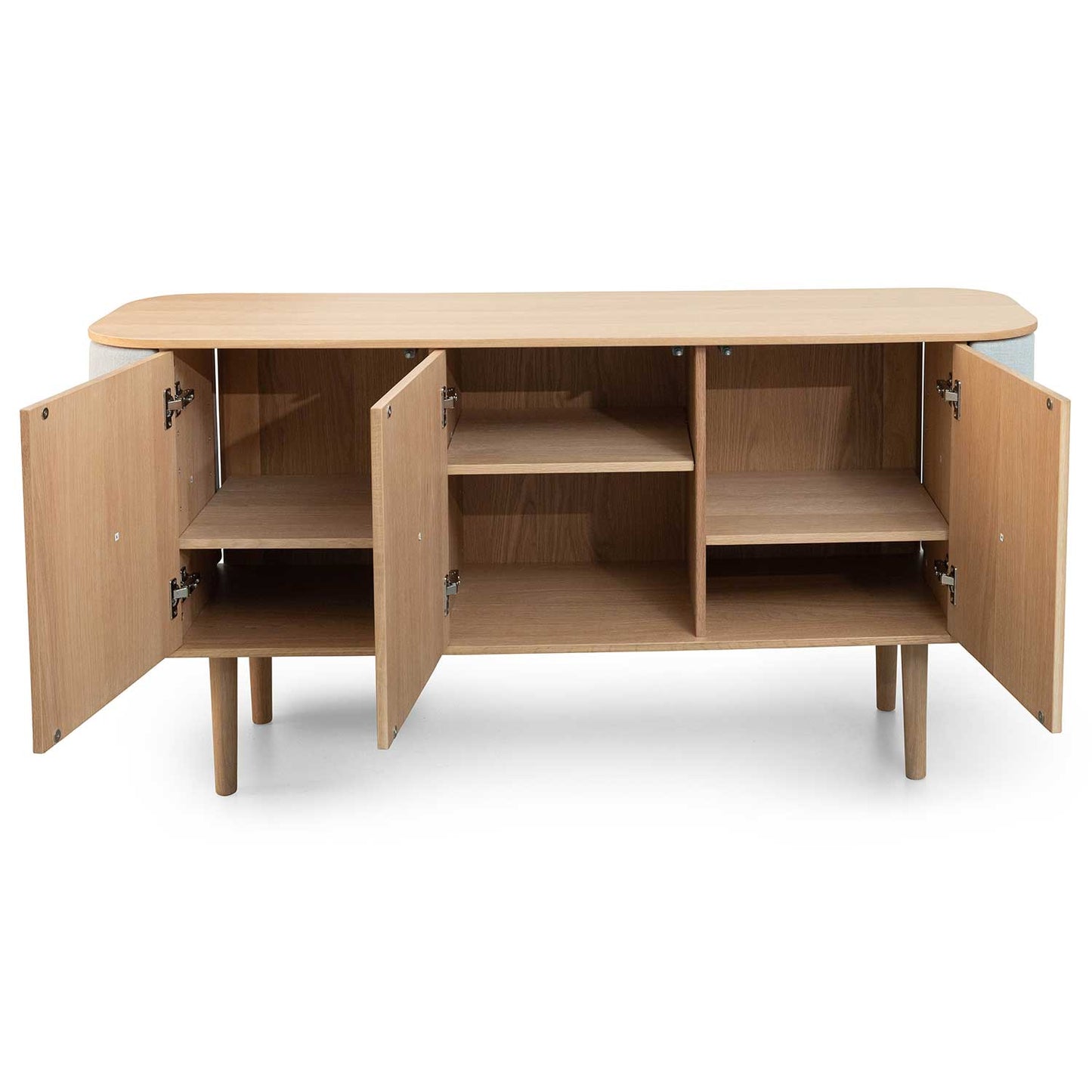 Treasures 3 Door Cabinet - Oak Finish