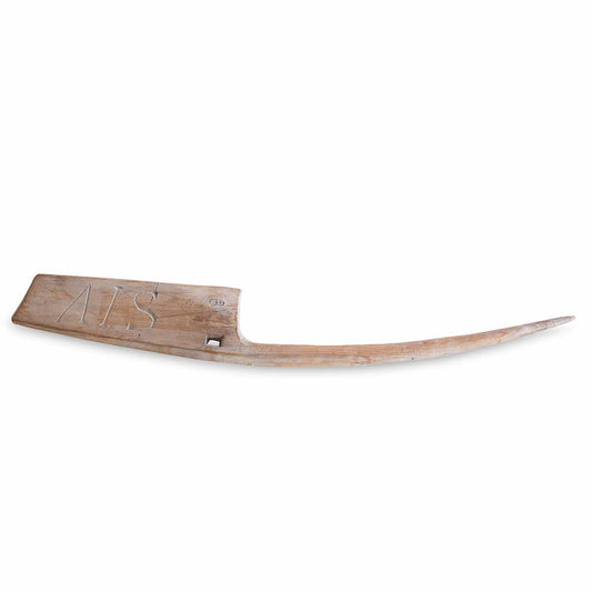 19th c. Wooden Swedish Fish Needle Eleish Van Breems Home
