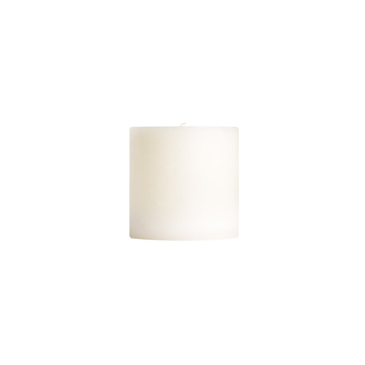 3" X 3" Unscented Pillar Candles Stark White Eleish Van Breems Home