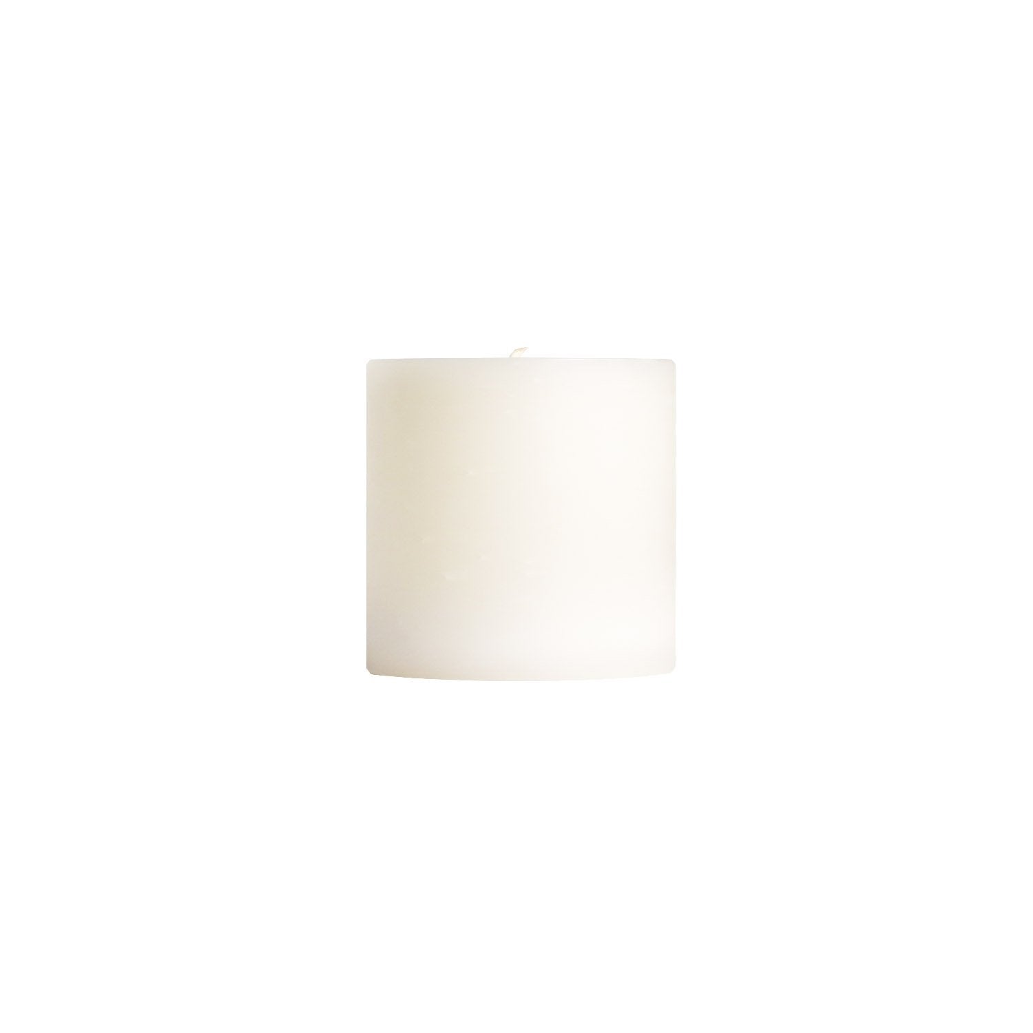 3" X 3" Unscented Pillar Candles Stark White Eleish Van Breems Home
