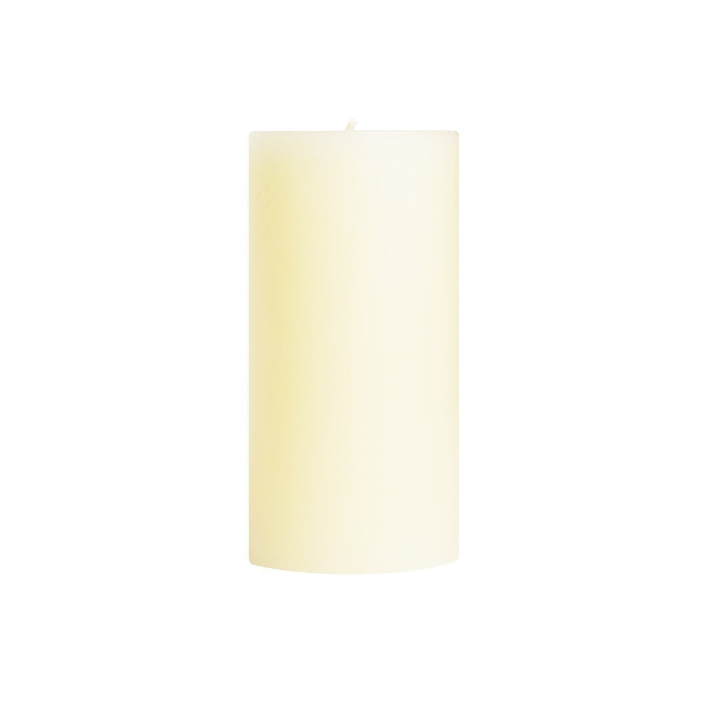 3" X 6" Unscented Pillar Candles Shell White Eleish Van Breems Home