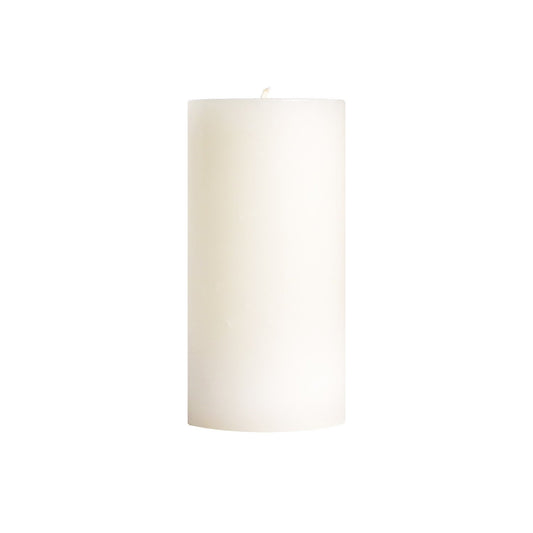 3" X 6" Unscented Pillar Candles Stark White Eleish Van Breems Home