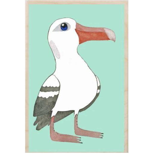 Albatross Wooden Postcard Matt Sewell Birds