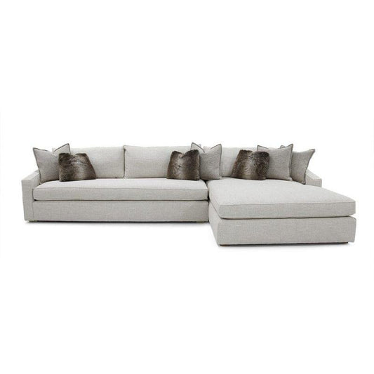 Duke 2 Piece Sectional  LAF Sofa with RAF Chaise