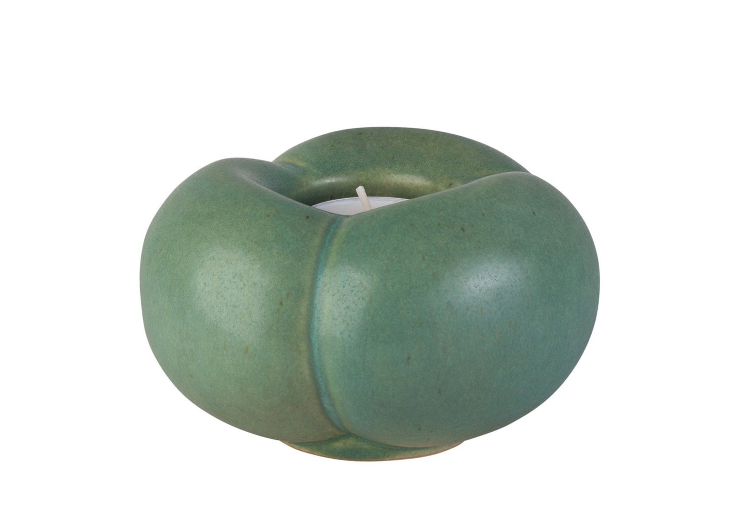 Pumpkin Clay Tealight Candle Holders