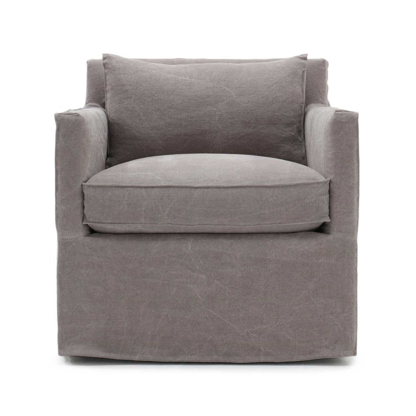 Jan Club Swivel Chair Inala Flax