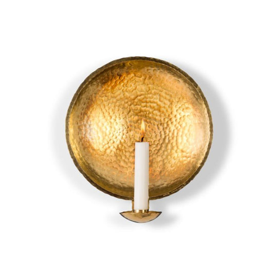 Swedish Royal Brass Wall Sconce 8 1/4"