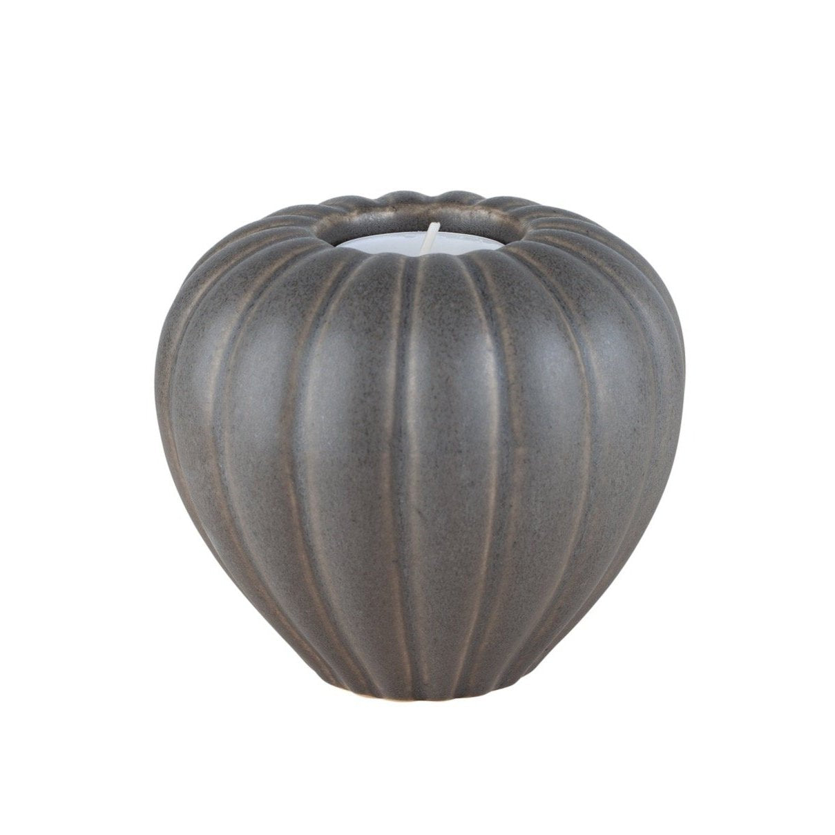 Acorn Squash Tealight Candle Holders Blue Clay Eleish Van Breems Home