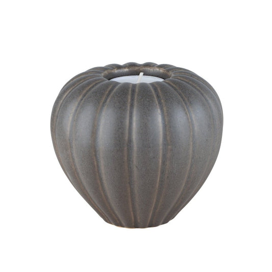 Acorn Squash Tealight Candle Holders Blue Clay Eleish Van Breems Home