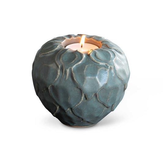 Artichoke Tealight Holder Forest Grey Eleish Van Breems Home